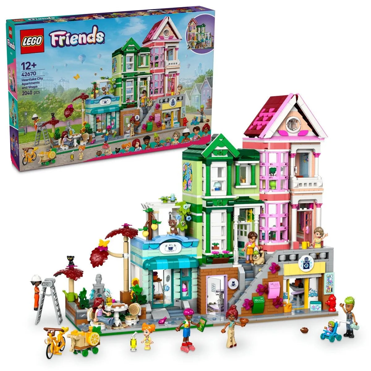 LEGO FRIENDS APARTAMENTE SI MAGAZINE ÎN ORASUL HEARTLAKE 42670, LEGO FRIENDS