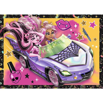 PUZZLE TREFL 4IN1 MONSTER HIGH O ZI ELECTRIZANTA , TREFL 4IN1