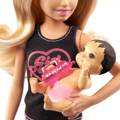 BARBIE PAPUSA SKIPPER FIRST JOBS BABYSITTER PAPUSA BLONDA, BARBIE - I CAN BE