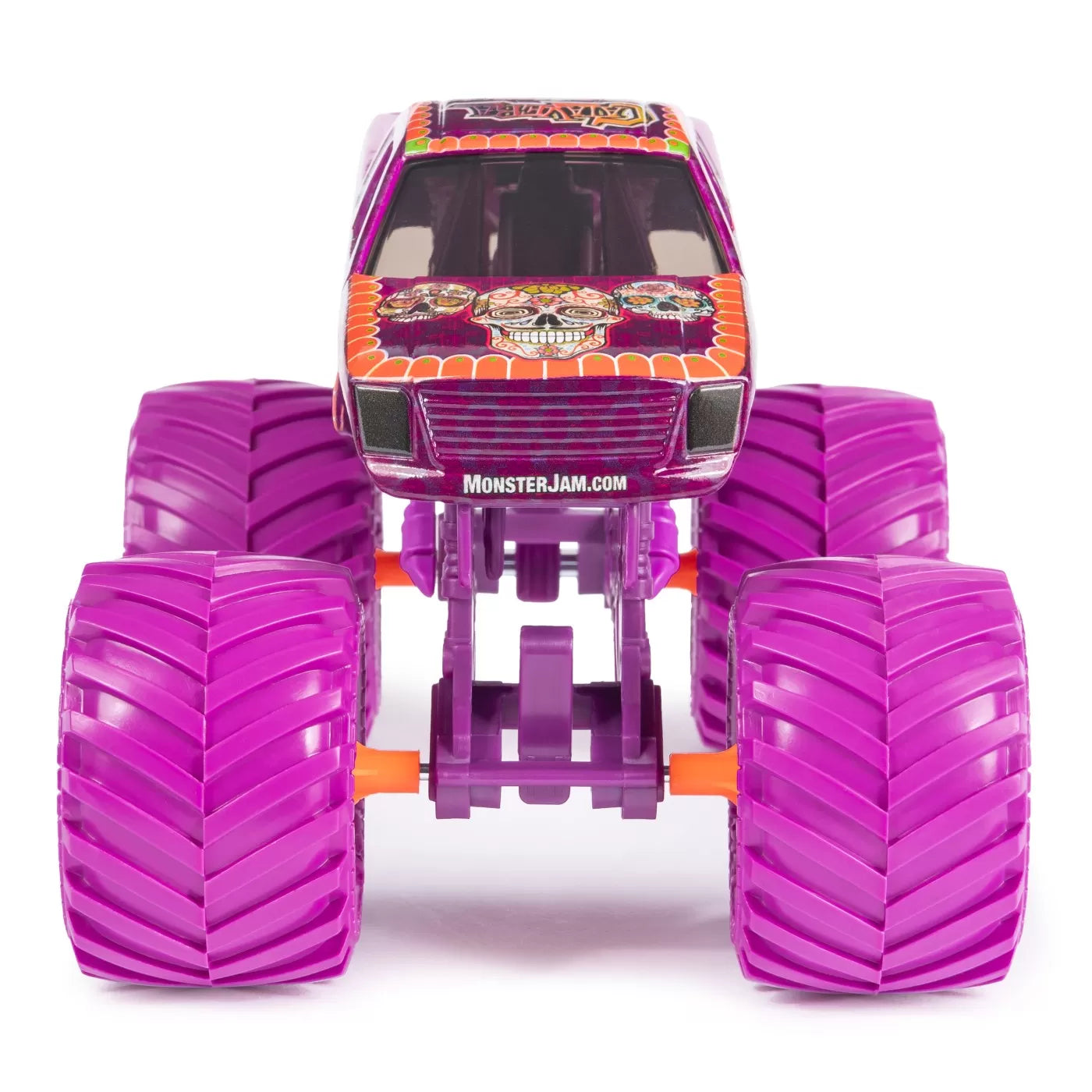 MONSTER JAM MASINUTA METALICA CALAVERA SCARA 1:24, MONSTER JAM