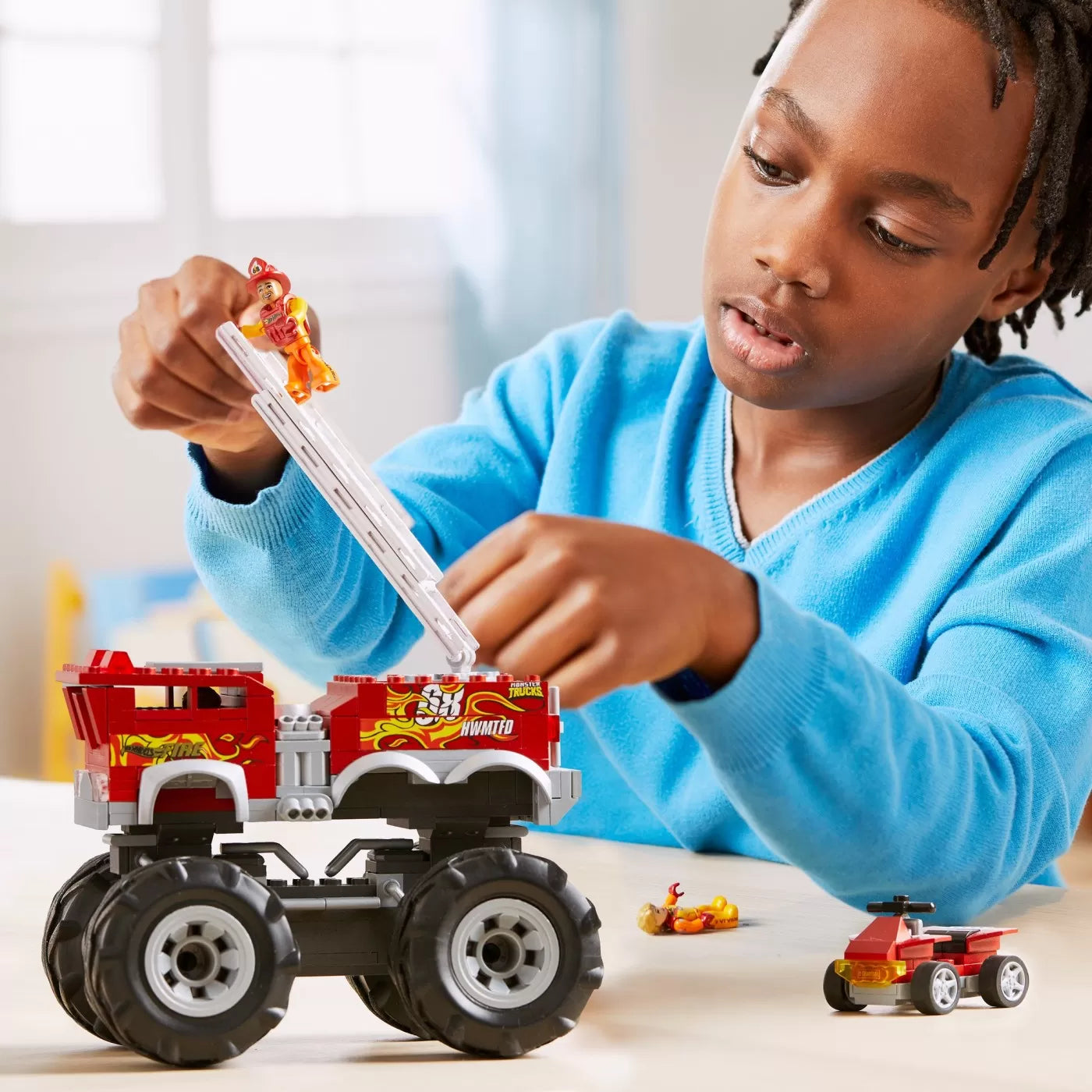 HOT WHEELS MONSTER TRUCK MEGA SET CONSTRUCTIE 5 ALARM, HOT WHEELS - MONSTER TRUCK