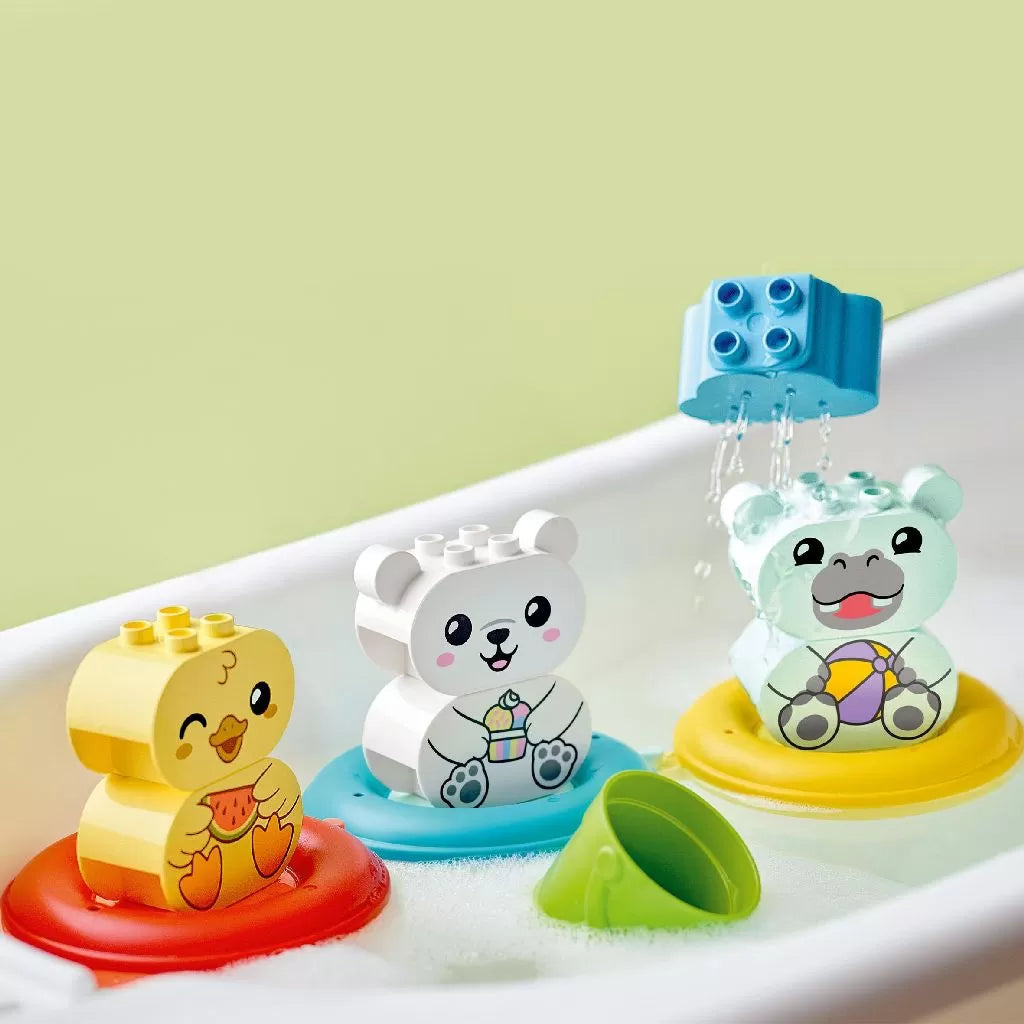 LEGO DUPLO DISTRACTIE LA BAIE TREN CU ANIMALE PLUTITOARE 10965, LEGO DUPLO