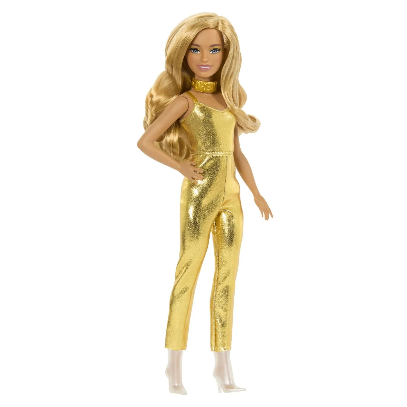 BARBIE PAPUSA BARBIE FASHIONISTAS BLONDA CU SALOPETA AURIE, BARBIE - FASHIONISTAS