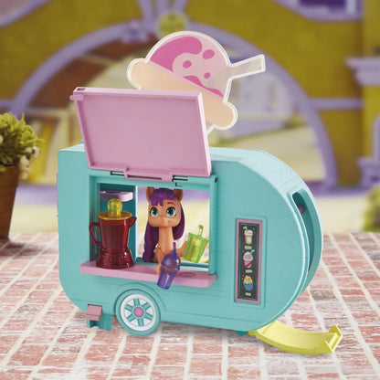 MY LITTLE PONY RULOTA DE SMOOTHIE A LUI SUNNY STARSCOUT, MY LITTLE PONY