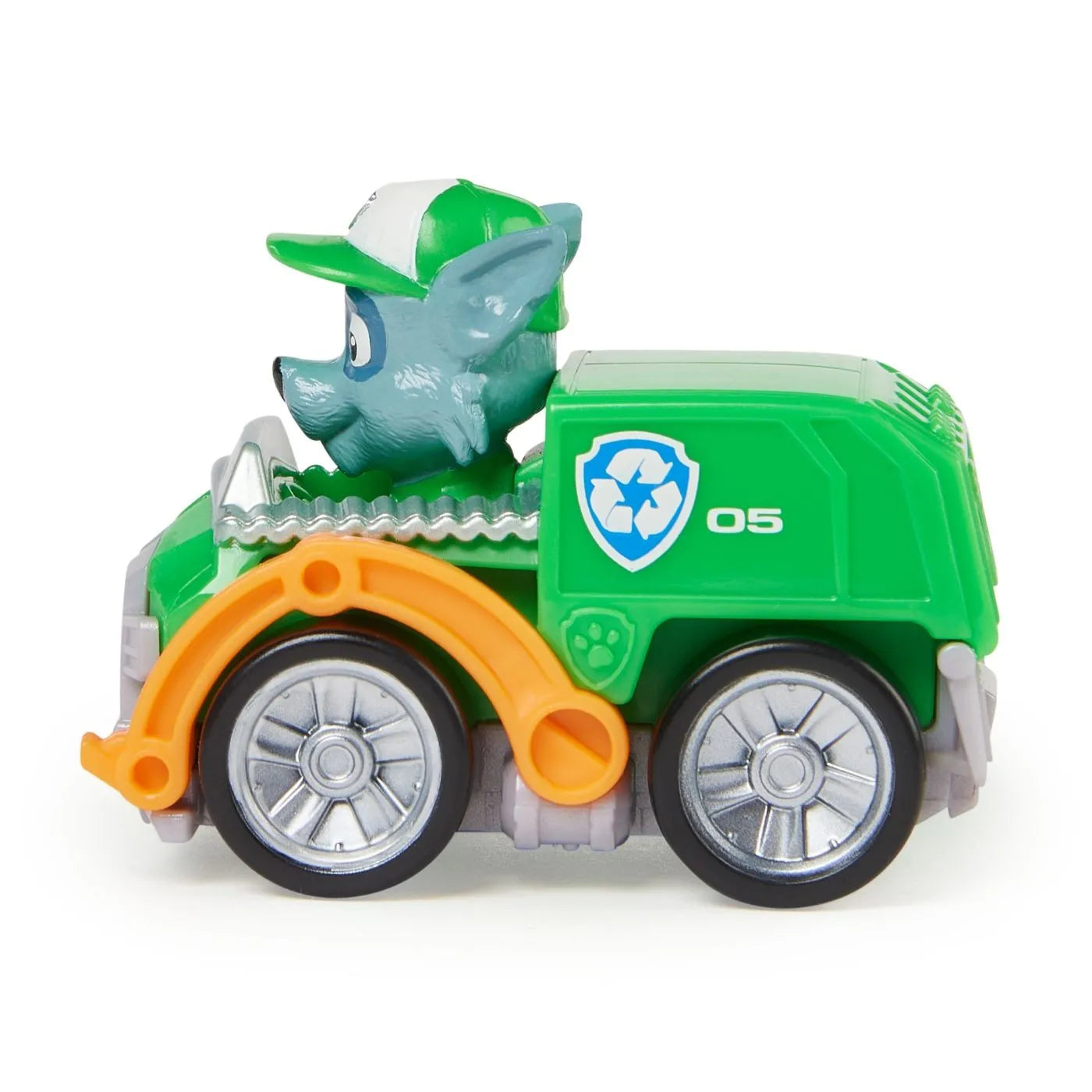 PATRULA CATELUSILOR PUP SQUAD RACERS VEHICUL CU FIGURINA ROCKY, PATRULA CATELUSILOR