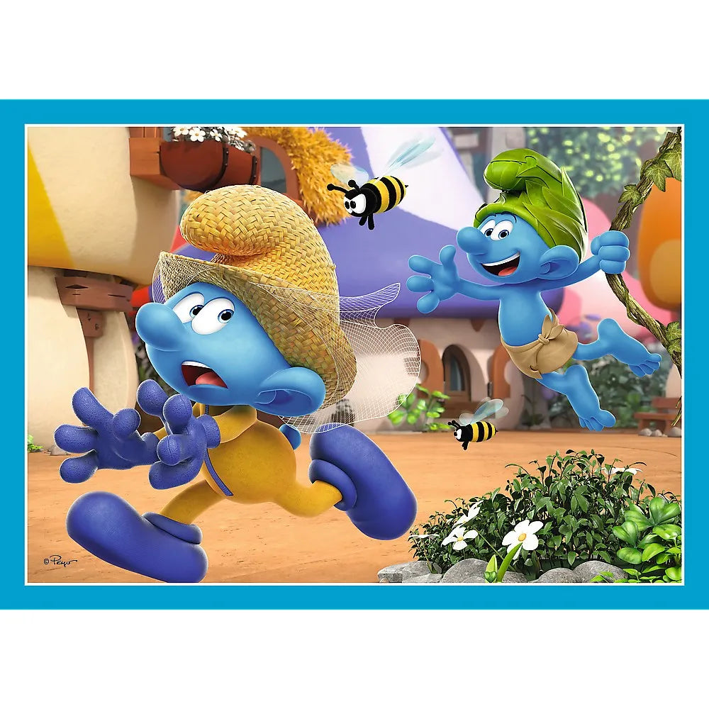 PUZZLE TREFL 4IN1 STRUMFII SATUL STRUMFILOR, TREFL 4IN1