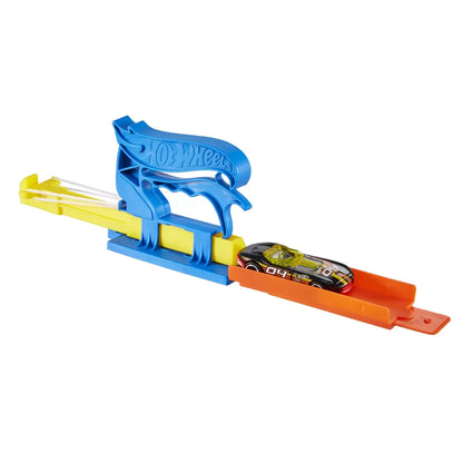 HOT WHEELS SET LANSATOR PORTABIL ALBASTRU SI MASINUTA, HOT WHEELS - VEHICULE