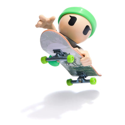 TECH DECH SK8 CREW PACHET PLACA SI FIGURINA 9.6CM SAPCA VERDE, TECH DECK