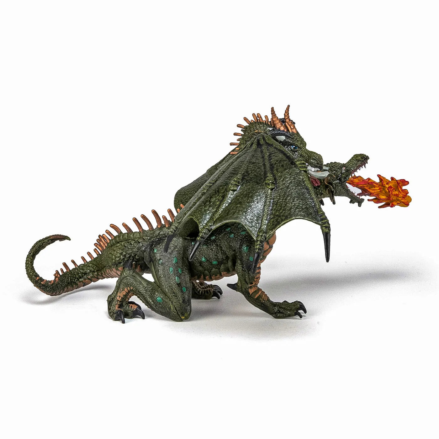 PAPO FIGURINA DRAGON CU 2 CAPETE, PERSONAJE MEDIEVALE FANTASTICE