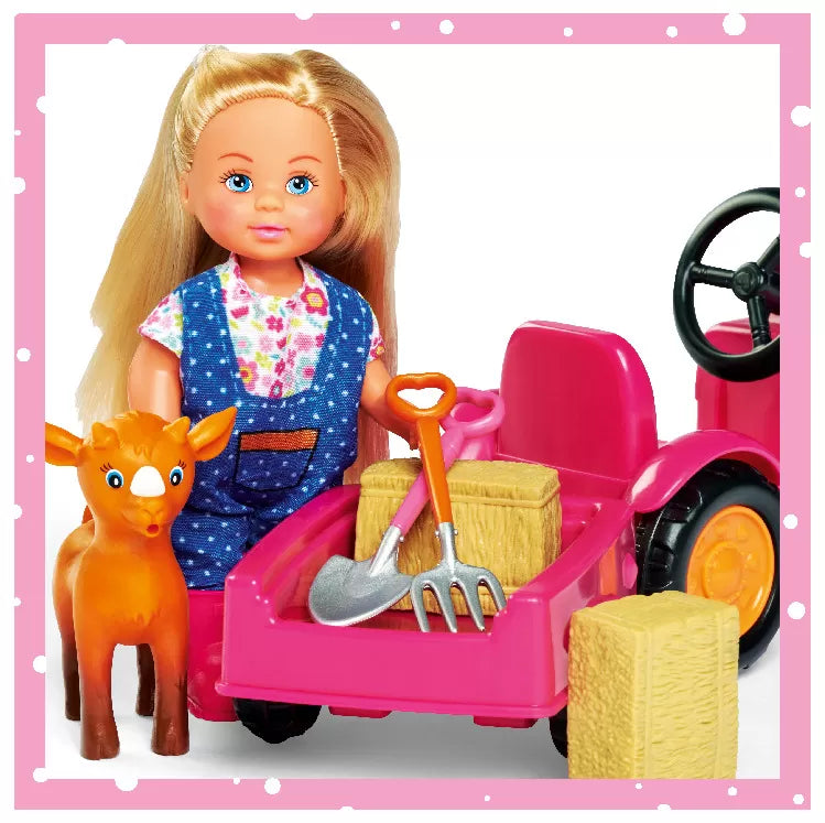 PAPUSA EVI LOVE CU TRACTOR , STEFFI LOVE