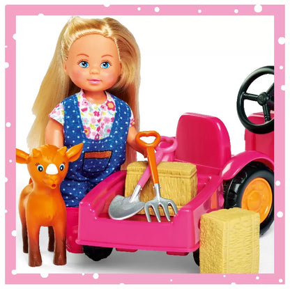 PAPUSA EVI LOVE CU TRACTOR , STEFFI LOVE