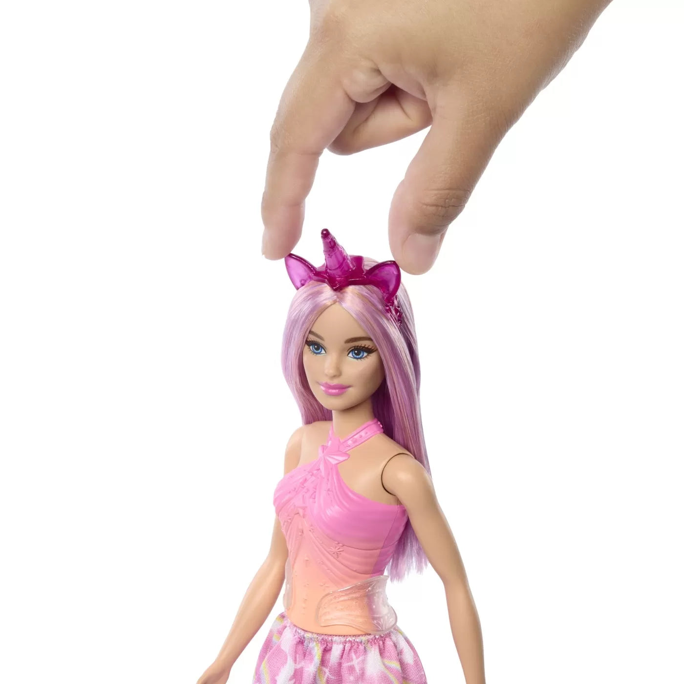 BARBIE PAPUSA BARBIE CU ACCESORII MAGICE DE UNICORN, BARBIE - DREAMTOPIA