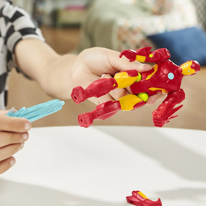 MARVEL AVENGERS MIX MASHERS FIGURINA IRON MAN 12CM, AVENGERS