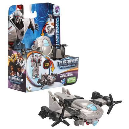 TRANSFORMERS 7 EARTHSPARK FIGURINA TRANSFORMABILA MEGA TRON 6CM, TRANSFORMERS