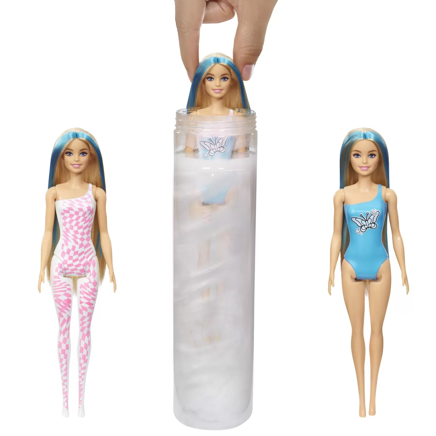 BARBIE COLOR REVEAL PAPUSA BARBIE RAINBOW, BARBIE - DREAMTOPIA