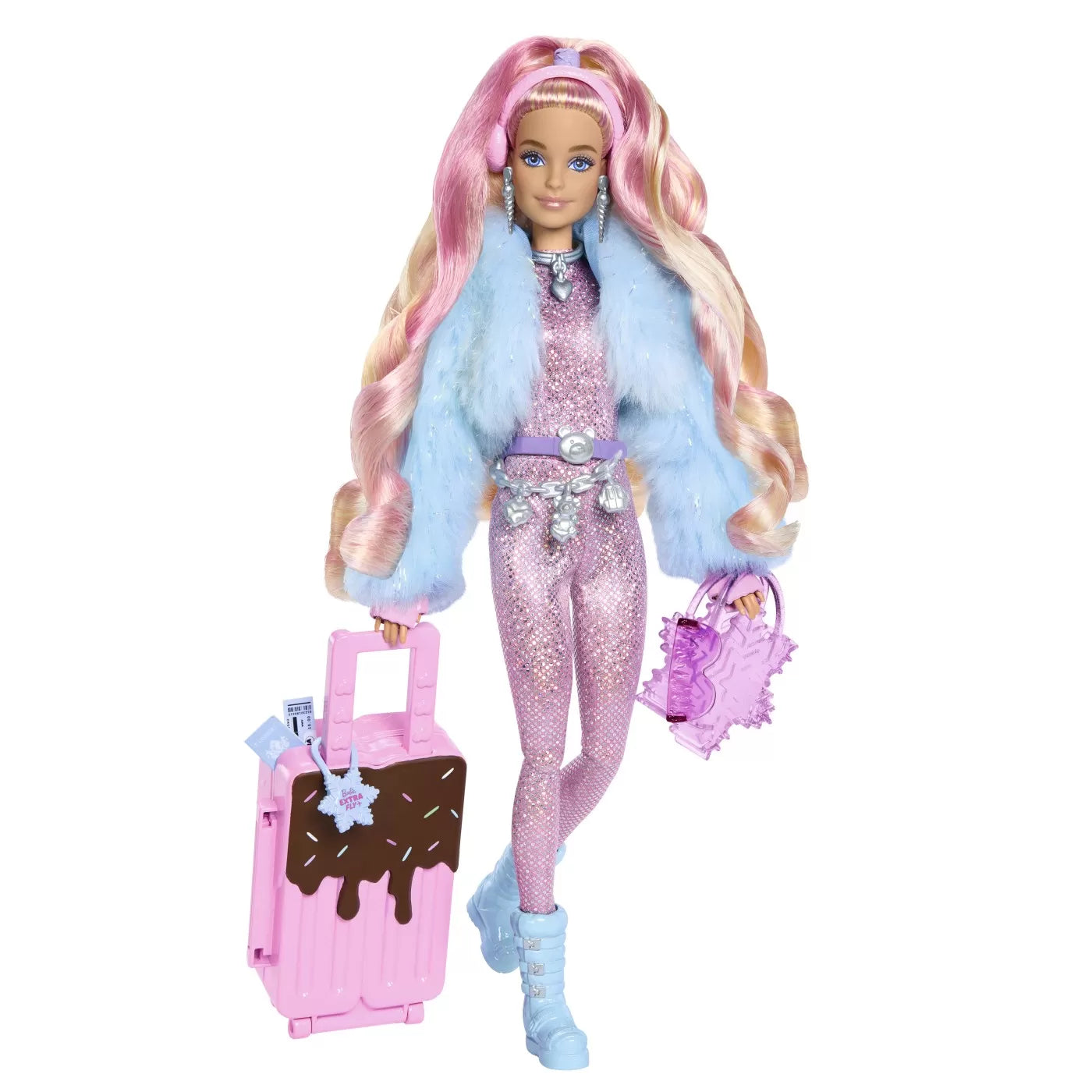BARBIE EXTRA FLY PAPUSA BARBIE BLONDA LA MUNTE, BARBIE - EXTRA