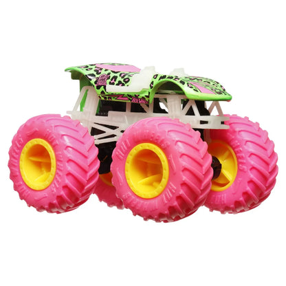HOT WHEELS MONSTER TRUCK GLOW IN THE DARK MASINUTA TWIN MILL SCARA 1:64, HOT WHEELS - MONSTER TRUCK