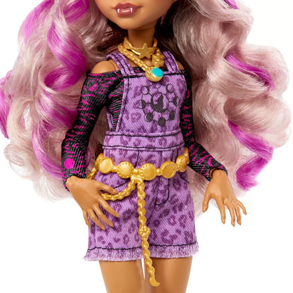 MONSTER HIGH PAPUSA CLAWDEEN WOLF CU ANIMALUT SI ACCESORII, MONSTER HIGH