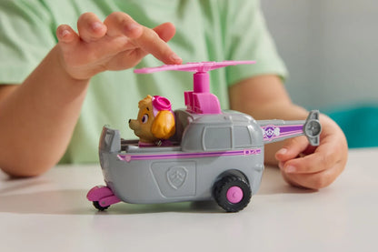 PATRULA CATELUSILOR SET VEHICUL DE BAZA ELICOPTER SI FIGURINA SKYE, PATRULA CATELUSILOR