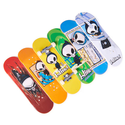 TECH DECK PACHET 6 PIESE CU ACCESORII FINGERBOARD BLIND, TECH DECK