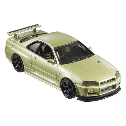 HOT WHEELS PREMIUM REAL RIDERS MASINUTA METALICA NISSAN SKYLINE GT-R SCARA 1:43, HOT WHEELS - VEHICULE