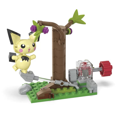 POKEMON MEGA SET DE CONSTRUCTIE FORAJELE FORESTIERE ALE LUI PICHU, POKEMON