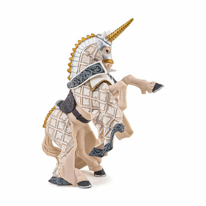 PAPO FIGURINA CALUL CAVALERULUI UNICORN, PERSONAJE MEDIEVALE FANTASTICE