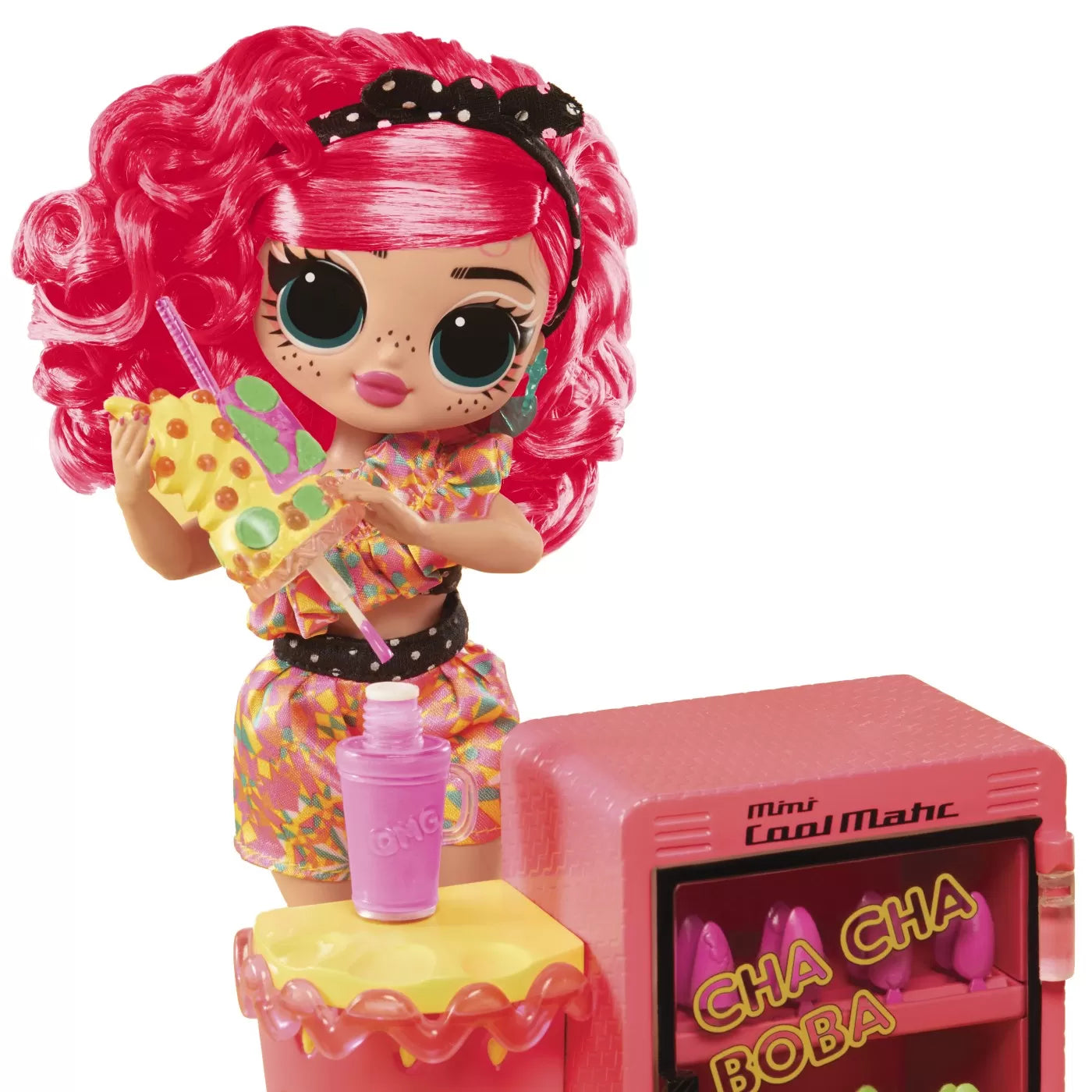 L.O.L. SURPRISE! OMG SWEET NAILS PINKY POPS FRUIT SHOP SET PAPUSA CU ACCESORII, LOL SURPRISE