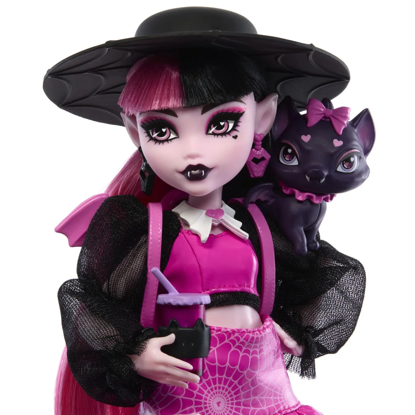 MONSTER HIGH PAPUSA DRACULAURA SI ANIMALUTUL COUNT FABULOUS, MONSTER HIGH