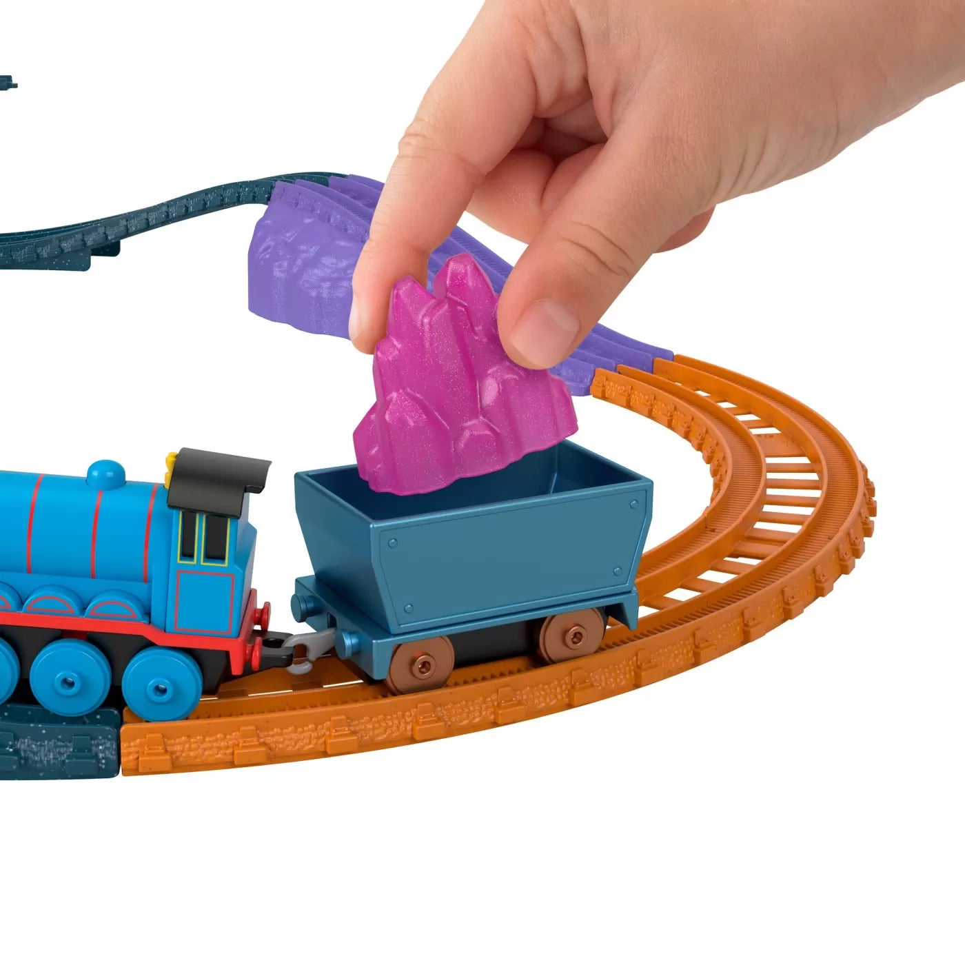 THOMAS SET DE JOACA CU LOCOMOTIVA PUSH ALONG GORDON SI ACCESORII, THOMAS - THOMAS