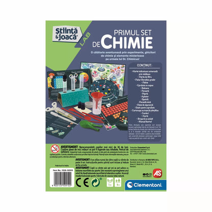 PRIMUL SET DE CHIMIE STIINTA JOACA, CLEMENTONI