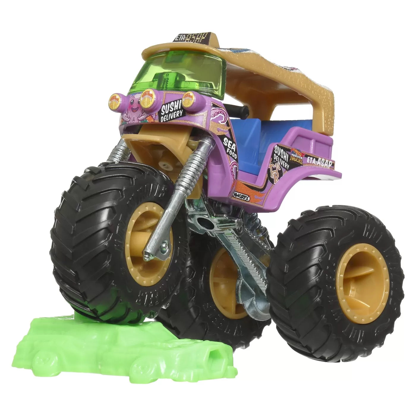 HOT WHEELS MONSTER TRUCK MASINUTA TUK NROLL SCARA 1:64, HOT WHEELS - MONSTER TRUCK