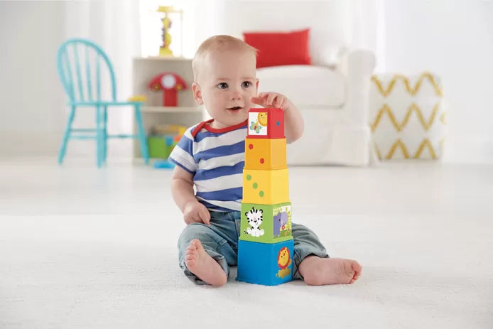 PIRAMIDA DIN CUBURI, FISHER PRICE - INFANT