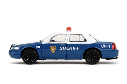 JADA THE WALKING DEAD RICK CRIMES MASINUTA METALICA FORD CROWN VICTORIA SCARA 1:32, JADATOYS