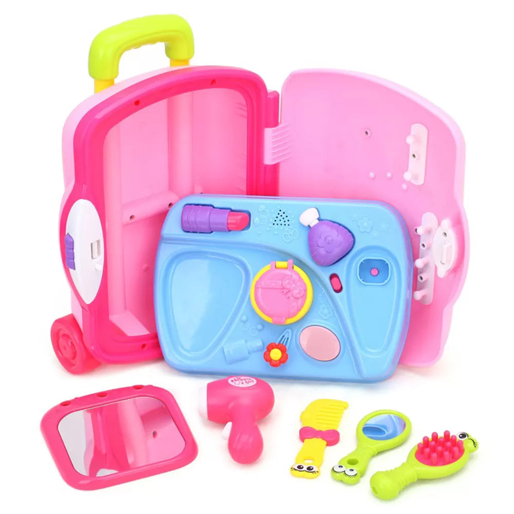 TROLER CU SET COAFURA SI ACCESORII FRUMUSETE, HOLA