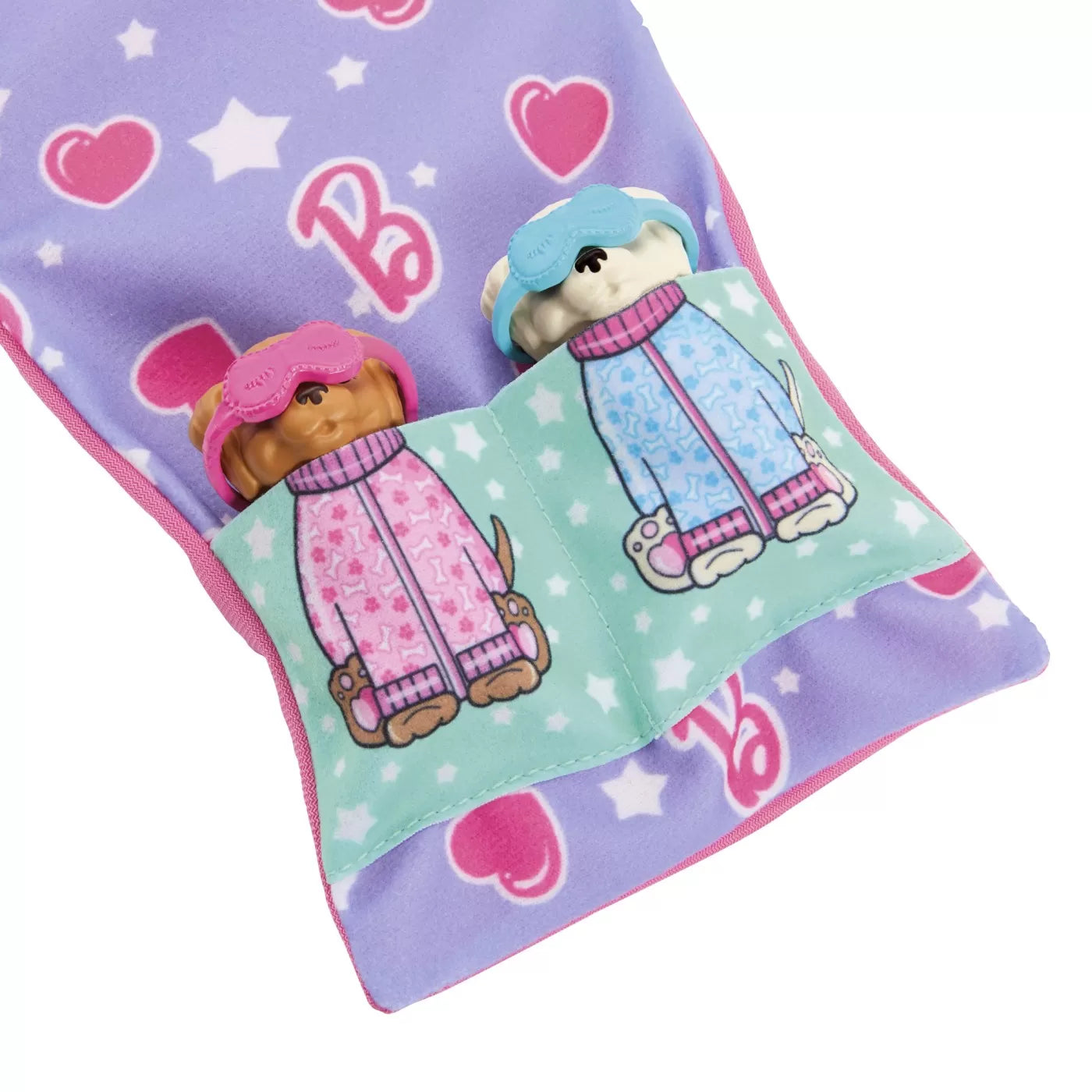 BARBIE PAPUSA BARBIE FAMILY SET PETRECERE CU 2 CATELUSI COLOR CHANGE, BARBIE - FAMILY