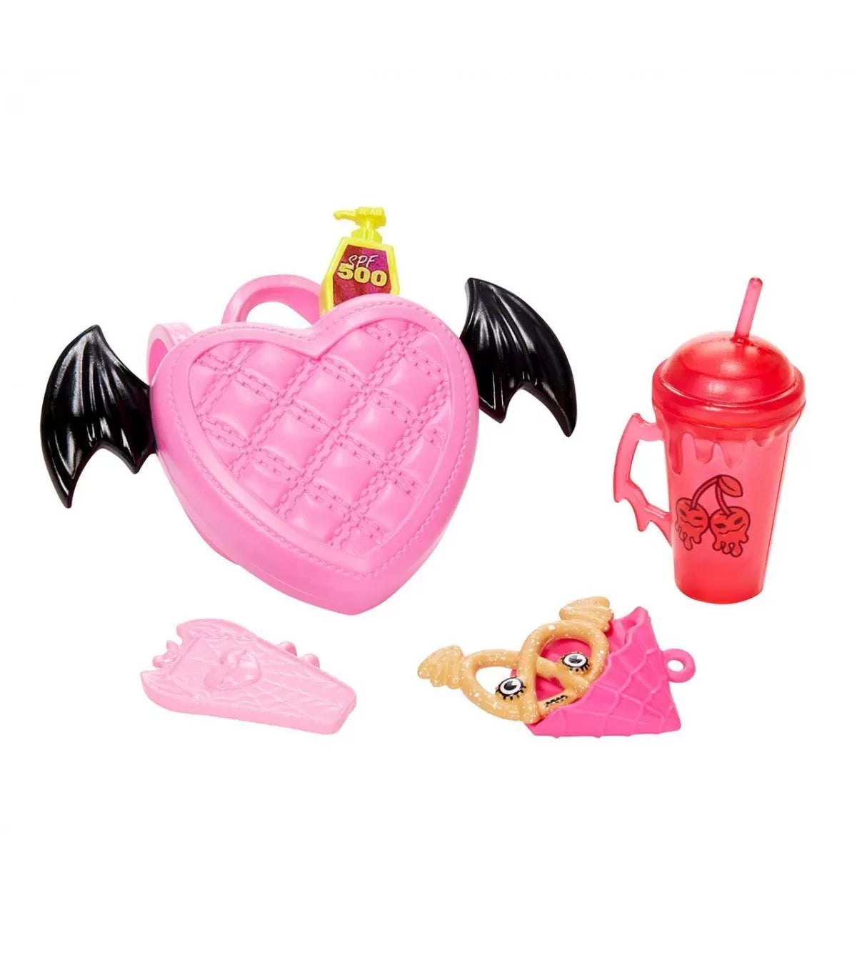 MONSTER HIGH PAPUSA DRACULAURA CU ANIMALUT SI ACCESORII, MONSTER HIGH