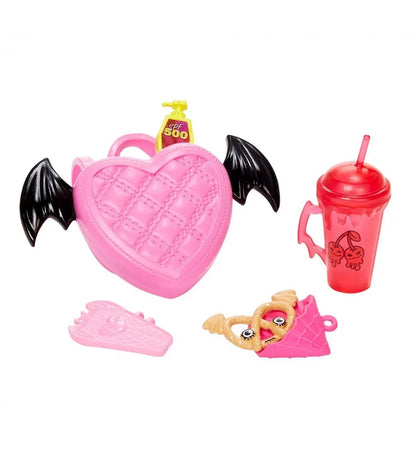MONSTER HIGH PAPUSA DRACULAURA CU ANIMALUT SI ACCESORII, MONSTER HIGH