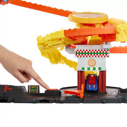 HOT WHEELS CITY PIZZERIA ATACUL COBREI, HOT WHEELS - CITY