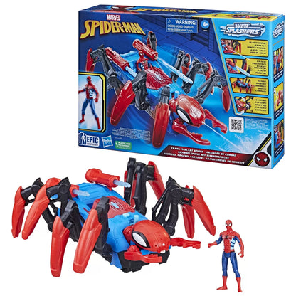 SPIDERMAN SET DE JOACA CRAWL N BLAST , SPIDER-MAN