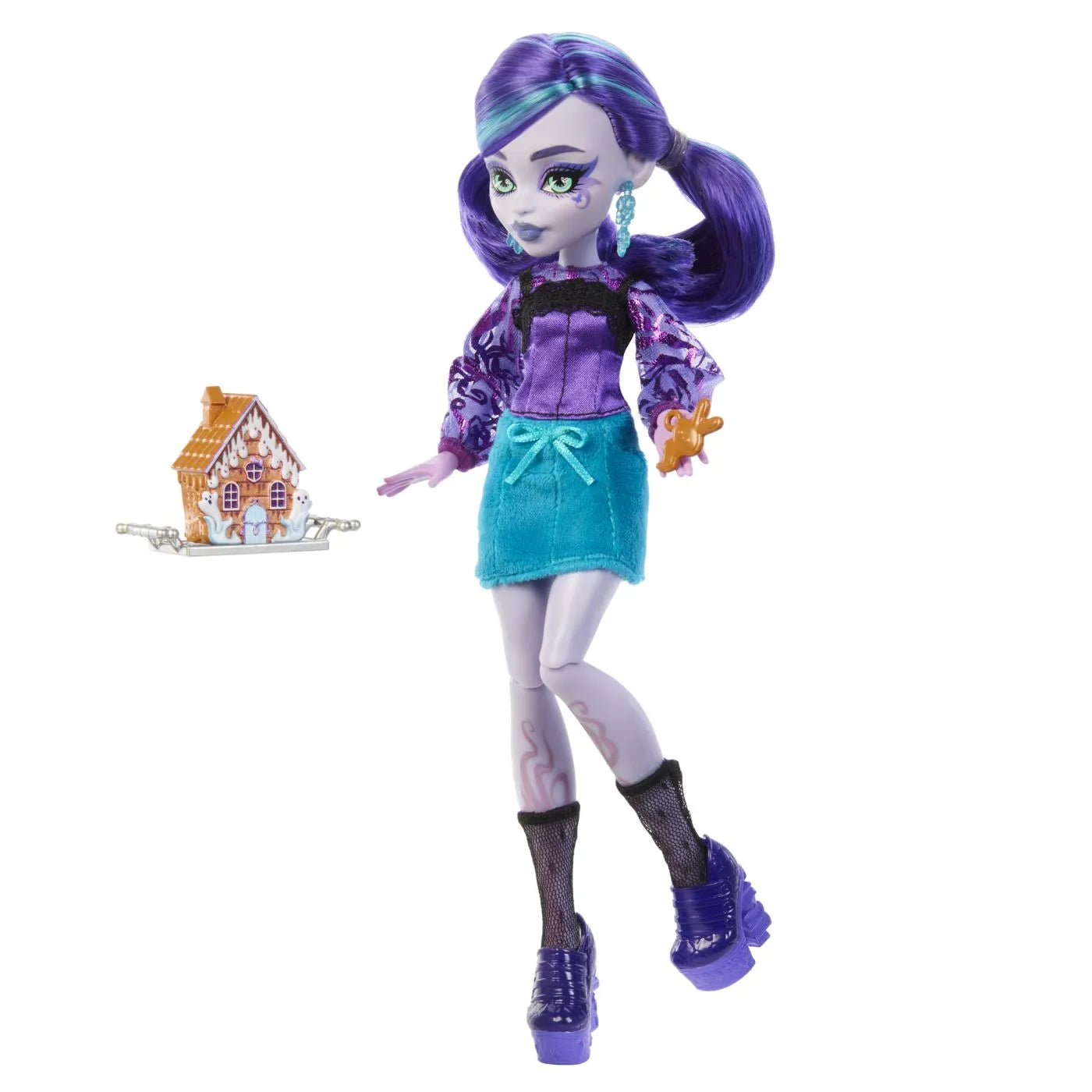 MONSTER HIGH GRADINA DE LA MIEZUL NOPTII PAPUSA TWYLA, MONSTER HIGH
