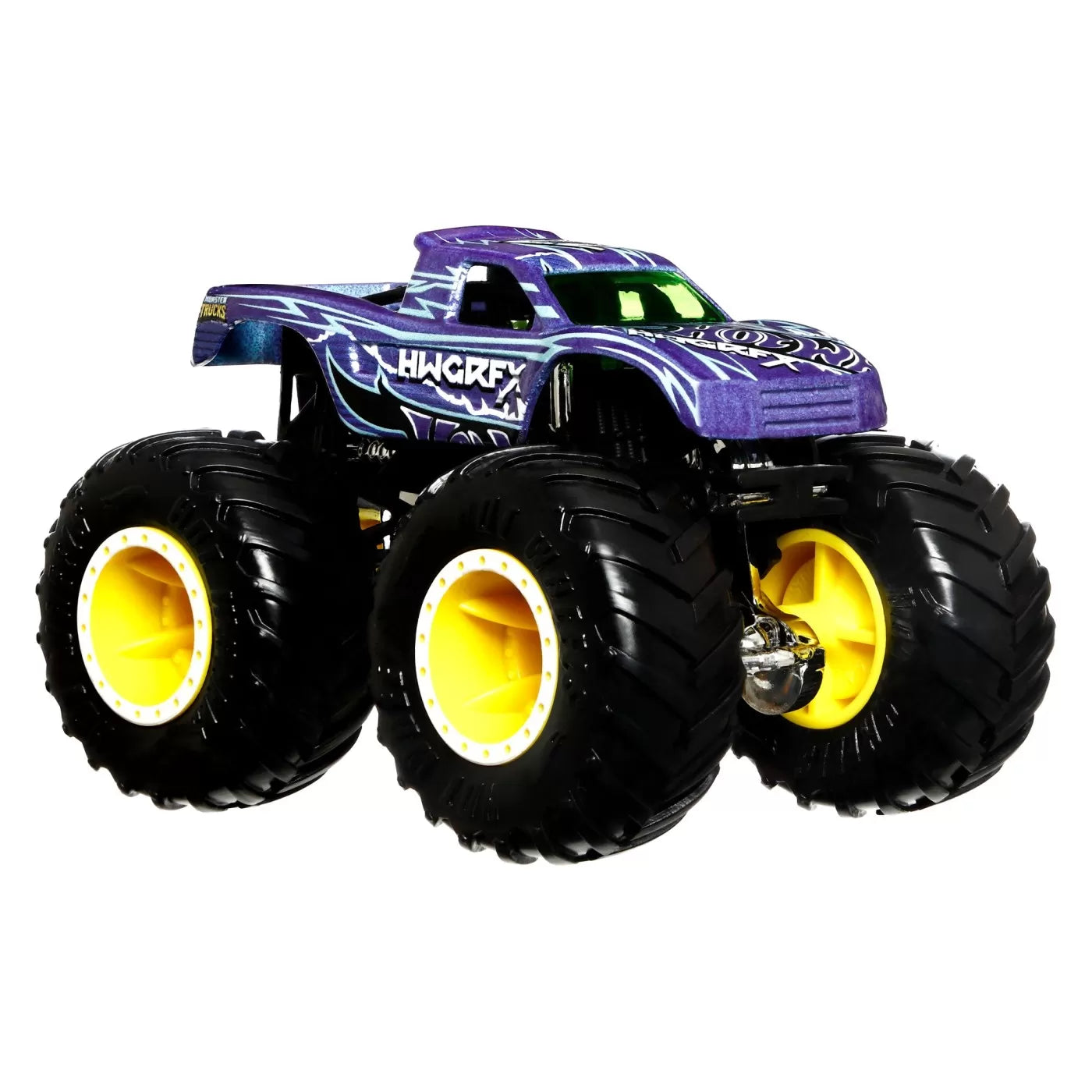 HOT WHEELS MONSTER TRUCK CAMION PODIUM CRASHER CU CULORI SCHIMBATOARE SCARA 1:64, HOT WHEELS - MONSTER TRUCK