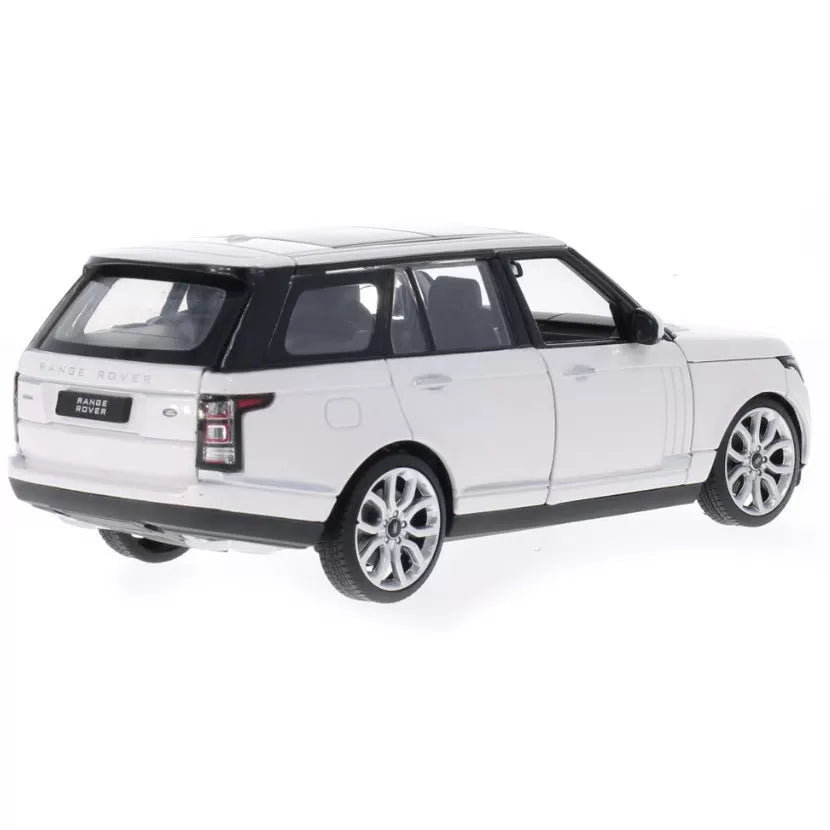 MASINUTA METALICA RANGE ROVER ALB SCARA 1 LA 24, RASTAR METAL 1:24