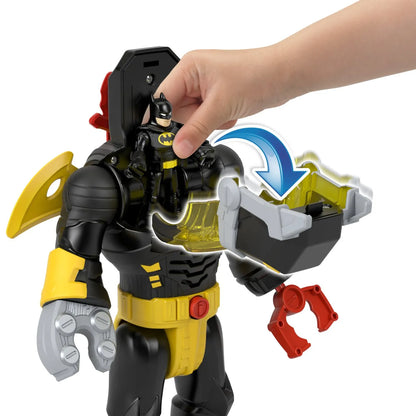 FISHER PRICE IMAGINEXT DC SUPER FRIENDS SET FIGURINA BATMAN SI COSTUM EXO CU LUMINI SI SUNETE, FISHER PRICE