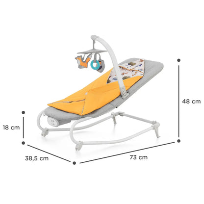 SEZLONG 3 IN 1, KINDERKRAFT FELIO 2, FOREST YELLOW, KINDERKRAFT