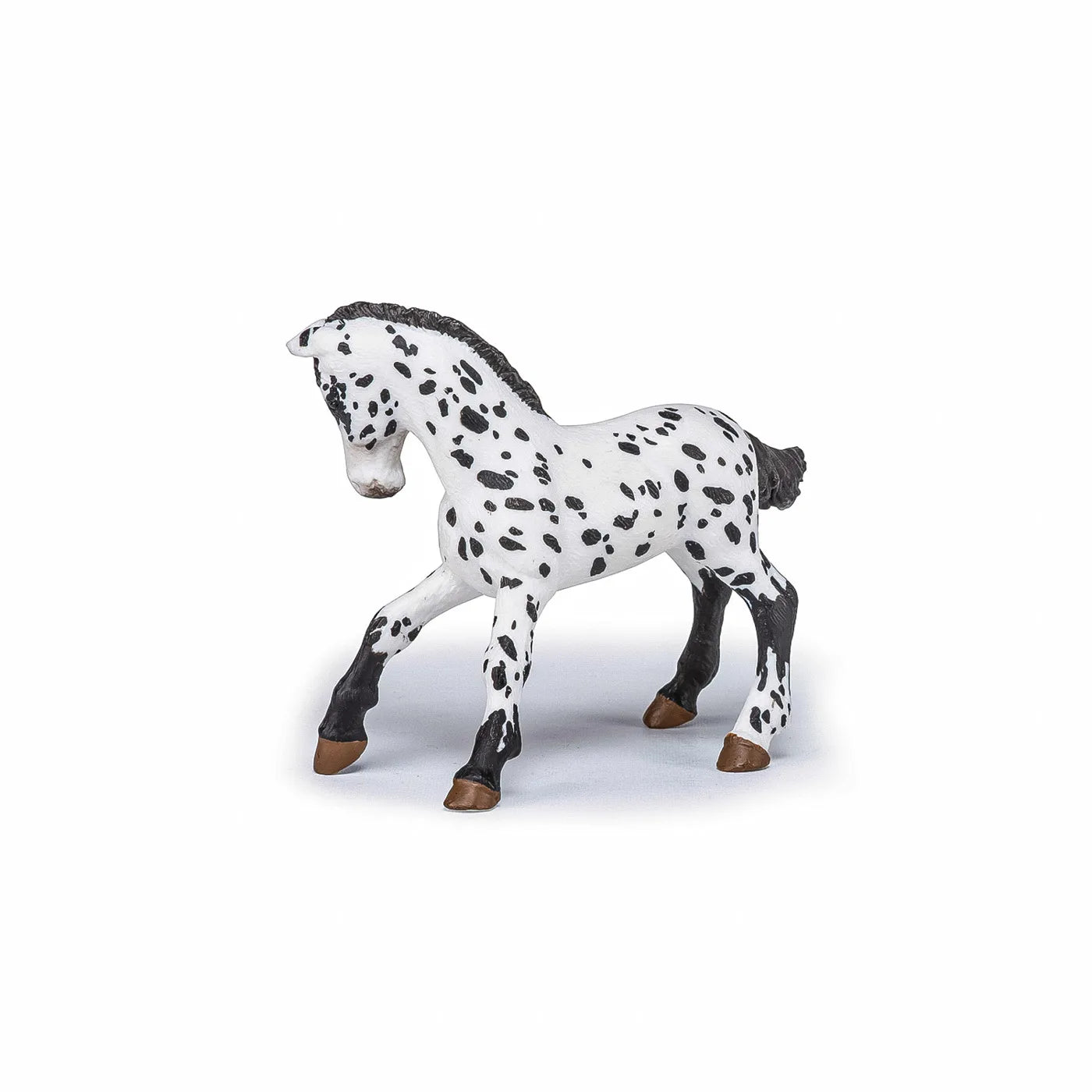 PAPO FIGURINA MANZ APPALOOSA NEGRU, RASE DE CAI SI PONEI