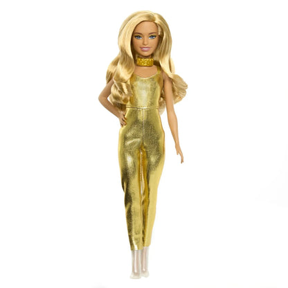 BARBIE PAPUSA BARBIE FASHIONISTAS BLONDA CU SALOPETA AURIE, BARBIE - FASHIONISTAS