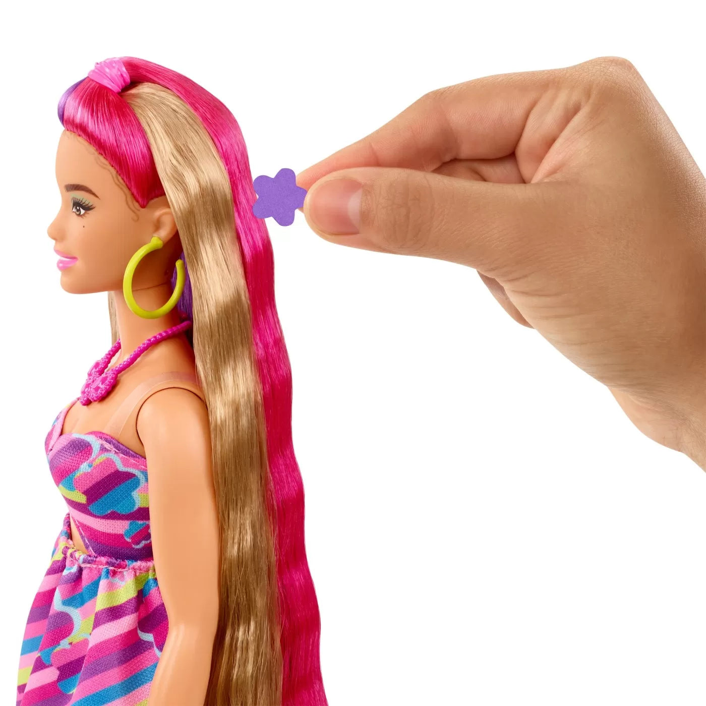 BARBIE TOTALLY HAIR PAPUSA BARBIE SATENA, BARBIE - TOTALLY HAIR