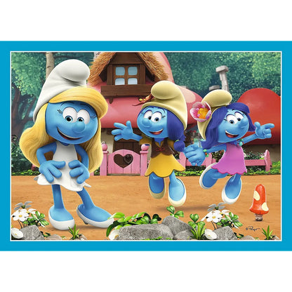 PUZZLE TREFL 4IN1 STRUMFII SATUL STRUMFILOR, TREFL 4IN1
