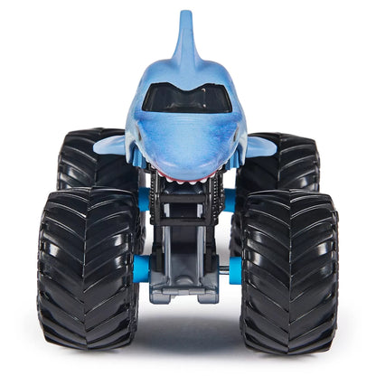 MONSTER JAM MASINUTA METALICA MEGALODON SCARA 1 LA 64, MONSTER JAM